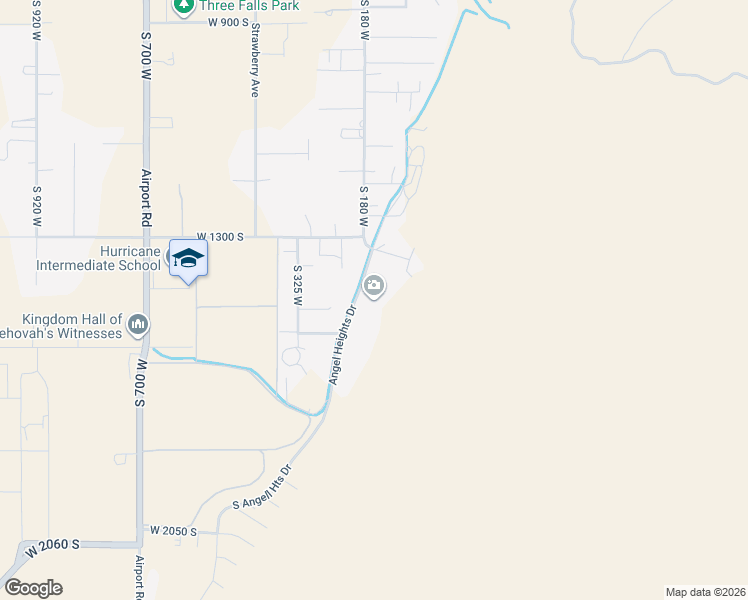 map of restaurants, bars, coffee shops, grocery stores, and more near 1437 S 160 W in Hurricane