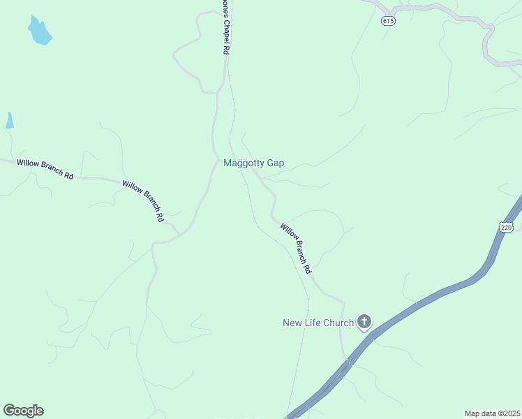 map of restaurants, bars, coffee shops, grocery stores, and more near 7475 Willow Branch Road in Boones Mill