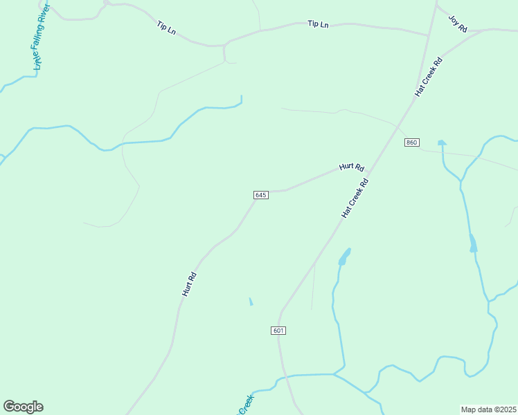 map of restaurants, bars, coffee shops, grocery stores, and more near 1943 Hurt Road in Brookneal