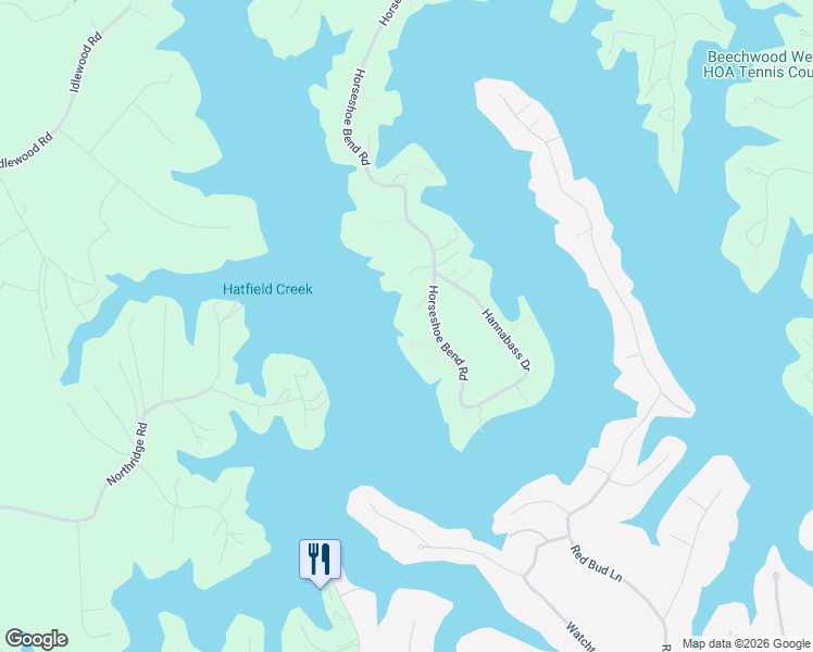 map of restaurants, bars, coffee shops, grocery stores, and more near 6863 Horseshoe Bend Road in Goodview