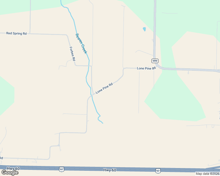 map of restaurants, bars, coffee shops, grocery stores, and more near 10851 Lone Pine Road in Mountain Grove