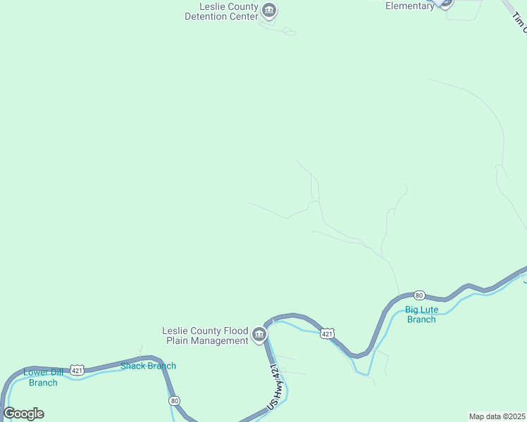 map of restaurants, bars, coffee shops, grocery stores, and more near 221 Bluebird Lane in Hyden