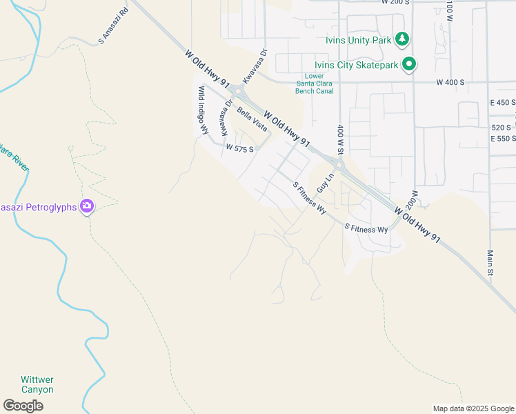 map of restaurants, bars, coffee shops, grocery stores, and more near in Ivins