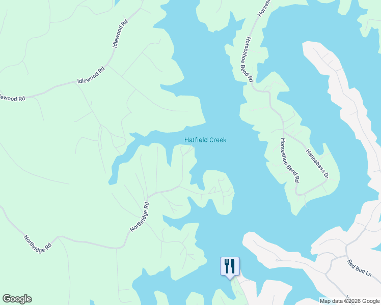 map of restaurants, bars, coffee shops, grocery stores, and more near 3018 Northridge Road in Hardy