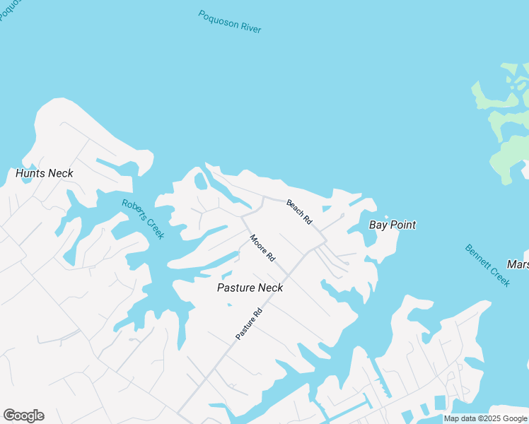 map of restaurants, bars, coffee shops, grocery stores, and more near 3 Wagner Road in Poquoson