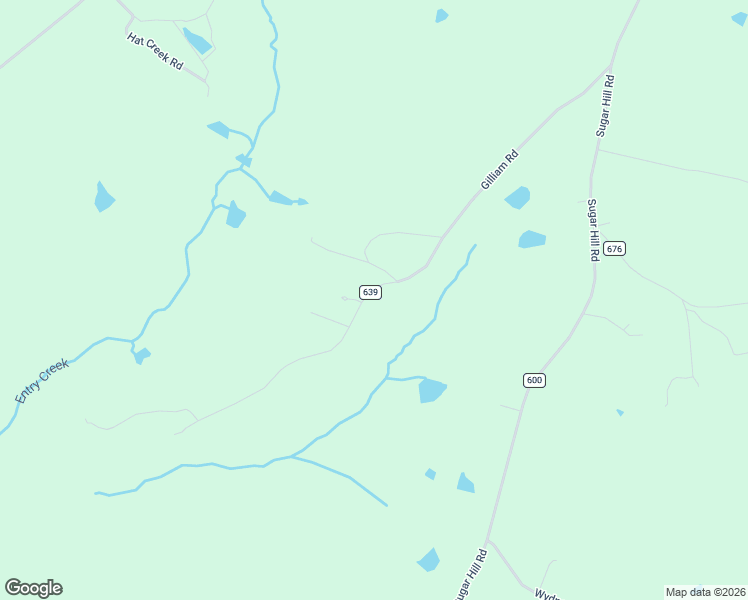 map of restaurants, bars, coffee shops, grocery stores, and more near 733 Gilliam Road in Brookneal