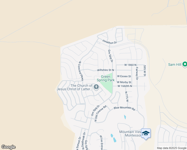 map of restaurants, bars, coffee shops, grocery stores, and more near 1760 North Mountain View Court in Washington