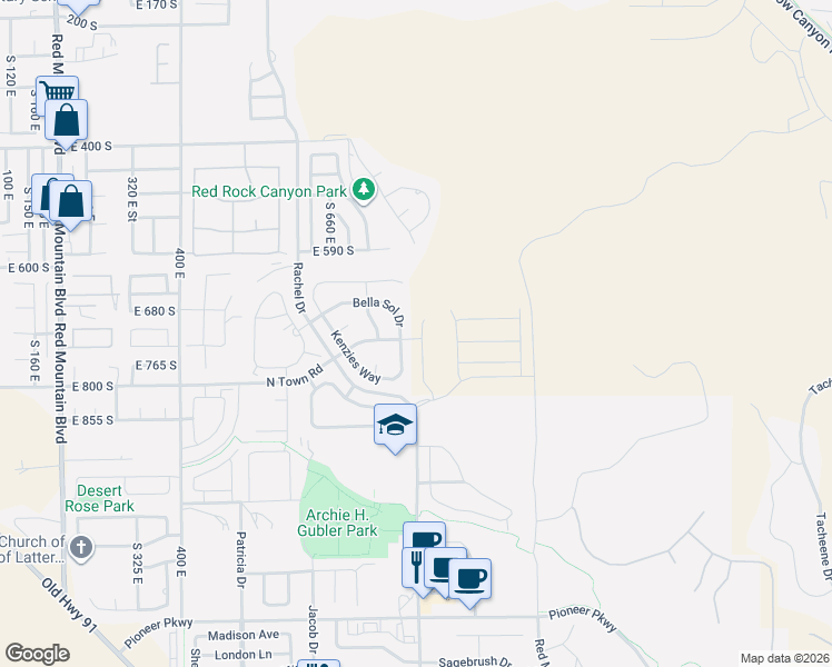 map of restaurants, bars, coffee shops, grocery stores, and more near 2753 Whirlaway Trail in Santa Clara