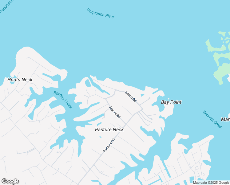 map of restaurants, bars, coffee shops, grocery stores, and more near 3 Wagner Road in Poquoson