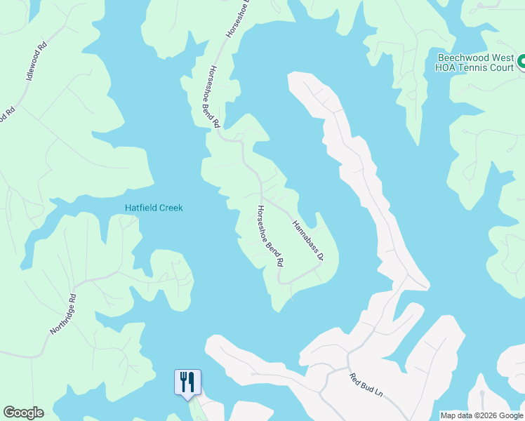 map of restaurants, bars, coffee shops, grocery stores, and more near 6863 Horseshoe Bend Road in Goodview