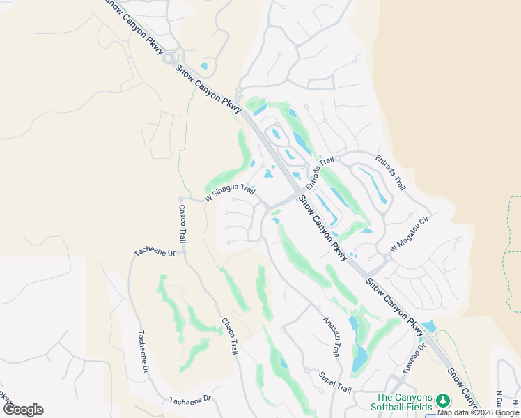 map of restaurants, bars, coffee shops, grocery stores, and more near 2549 West Sinagua Trail in St. George