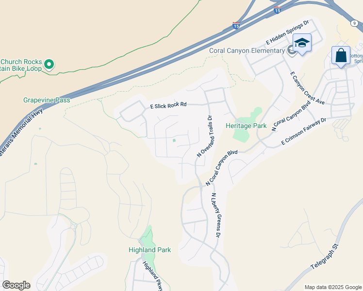 map of restaurants, bars, coffee shops, grocery stores, and more near 2914 East Chapman Circle in Washington