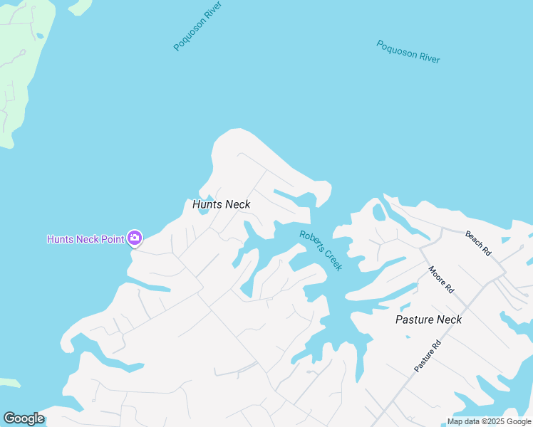 map of restaurants, bars, coffee shops, grocery stores, and more near 6 Harbour View Drive in Poquoson