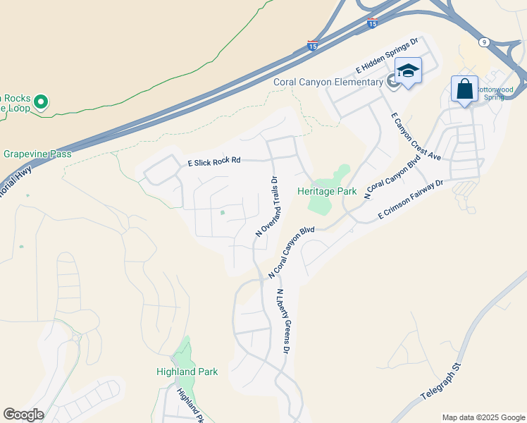 map of restaurants, bars, coffee shops, grocery stores, and more near 1886 North Chapman Drive in Washington