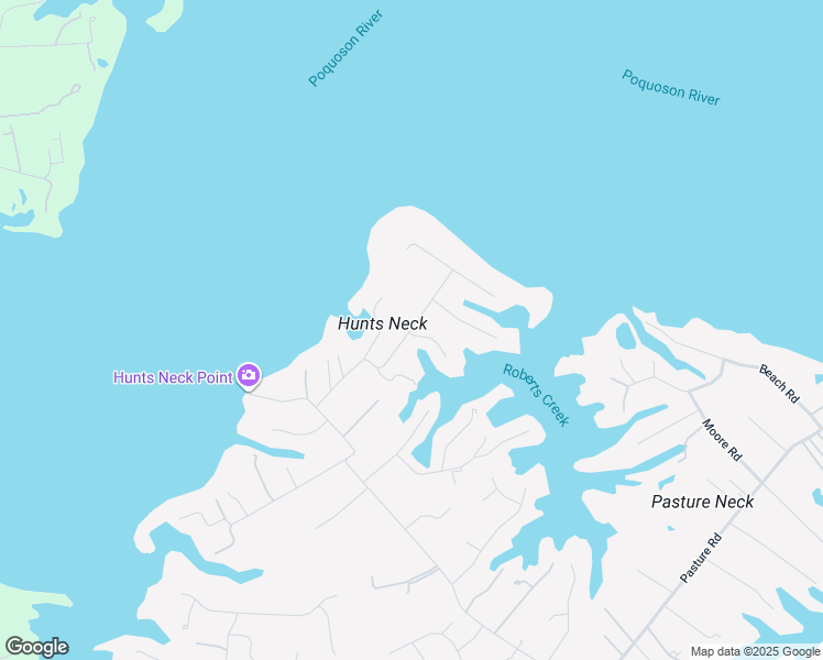 map of restaurants, bars, coffee shops, grocery stores, and more near 6 Harbour View Drive in Poquoson