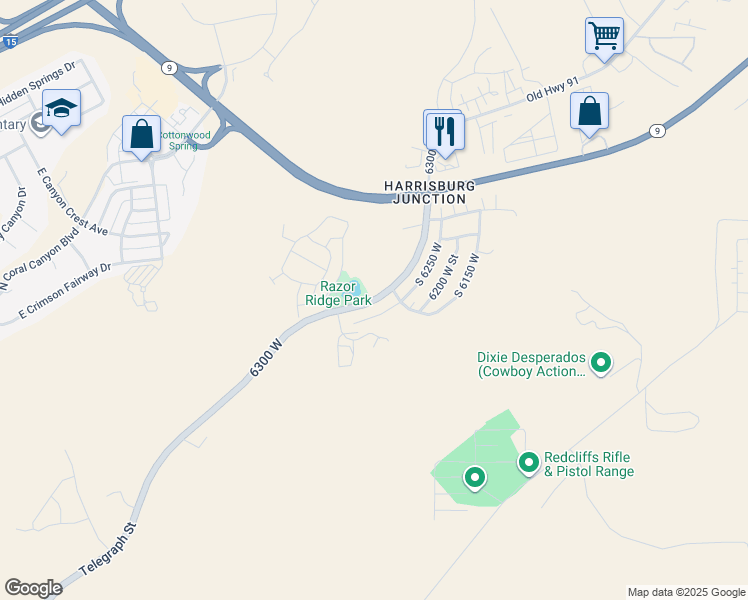 map of restaurants, bars, coffee shops, grocery stores, and more near 482 6300 West in Washington