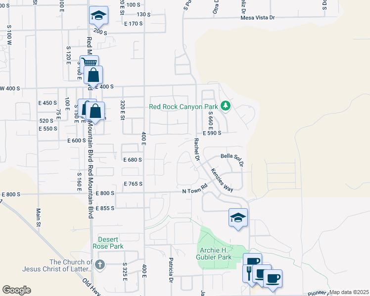 map of restaurants, bars, coffee shops, grocery stores, and more near 3780 Arcadia Drive in Santa Clara