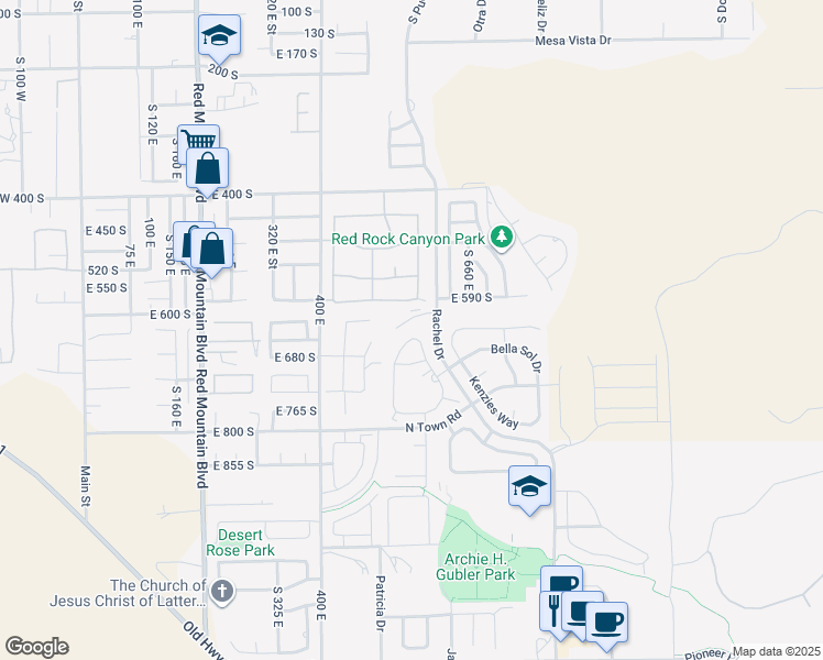 map of restaurants, bars, coffee shops, grocery stores, and more near 3780 Arcadia Drive in Santa Clara