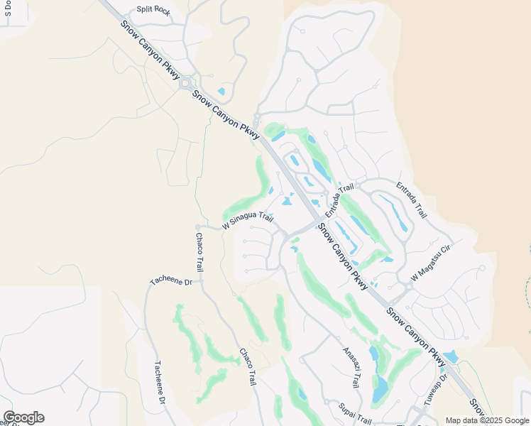 map of restaurants, bars, coffee shops, grocery stores, and more near 2588 West Sinagua Trail in St. George