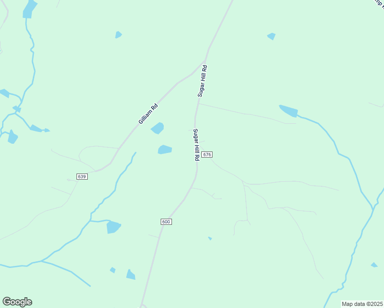 map of restaurants, bars, coffee shops, grocery stores, and more near 6536 Sugar Hill Road in Brookneal