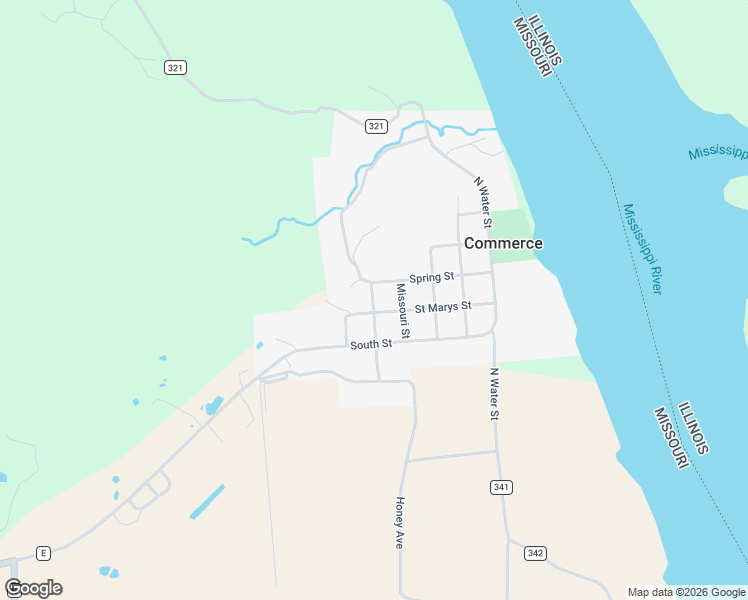 map of restaurants, bars, coffee shops, grocery stores, and more near in Commerce