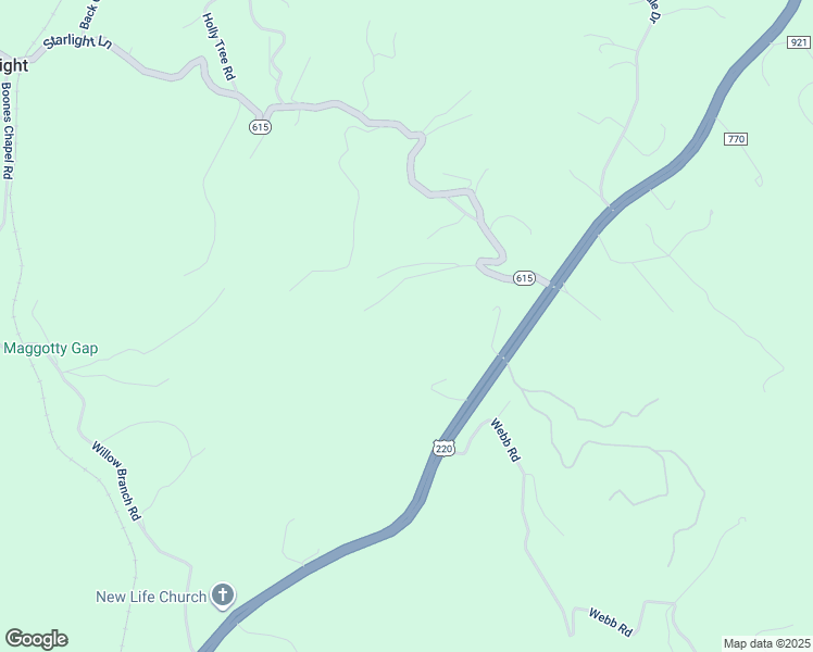 map of restaurants, bars, coffee shops, grocery stores, and more near 8858 Starlight Ln in Boones Mill
