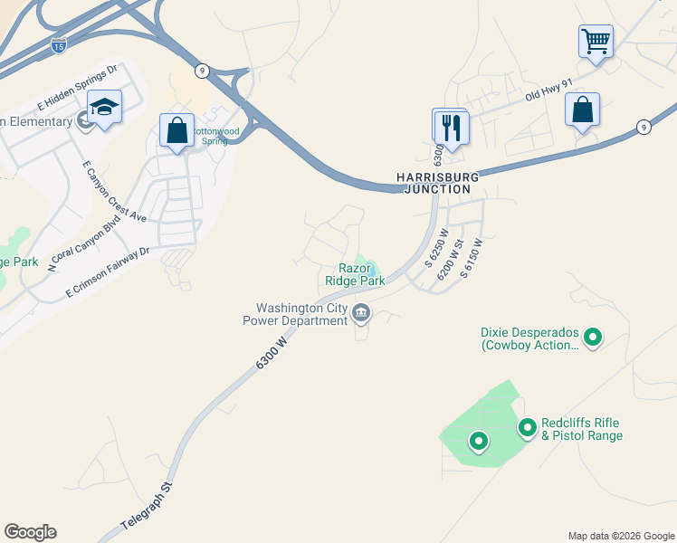 map of restaurants, bars, coffee shops, grocery stores, and more near 1936 North Pebble Beach Drive in Washington