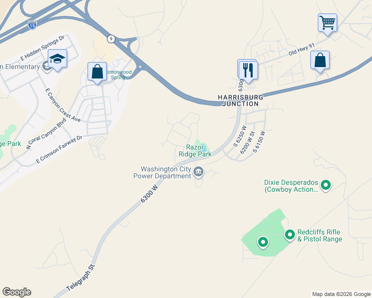 map of restaurants, bars, coffee shops, grocery stores, and more near 1894 North Pebble Beach Drive in Washington