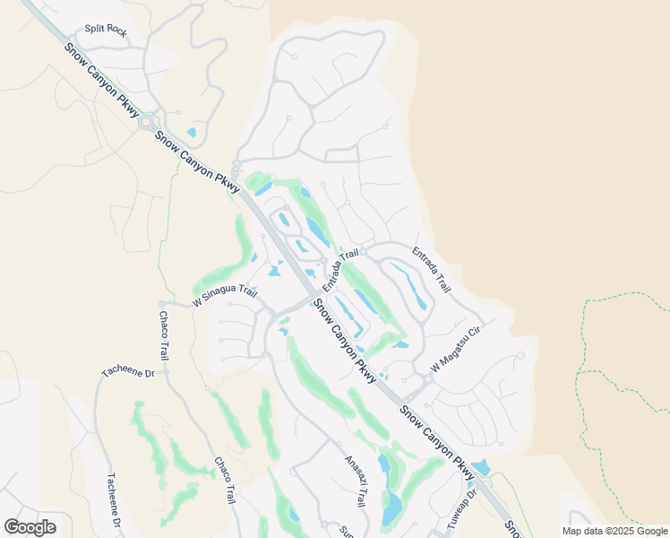 map of restaurants, bars, coffee shops, grocery stores, and more near 2336 W. Entrada Trail in St. George