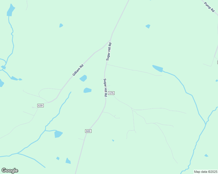 map of restaurants, bars, coffee shops, grocery stores, and more near 6650 Sugar Hill Road in Brookneal