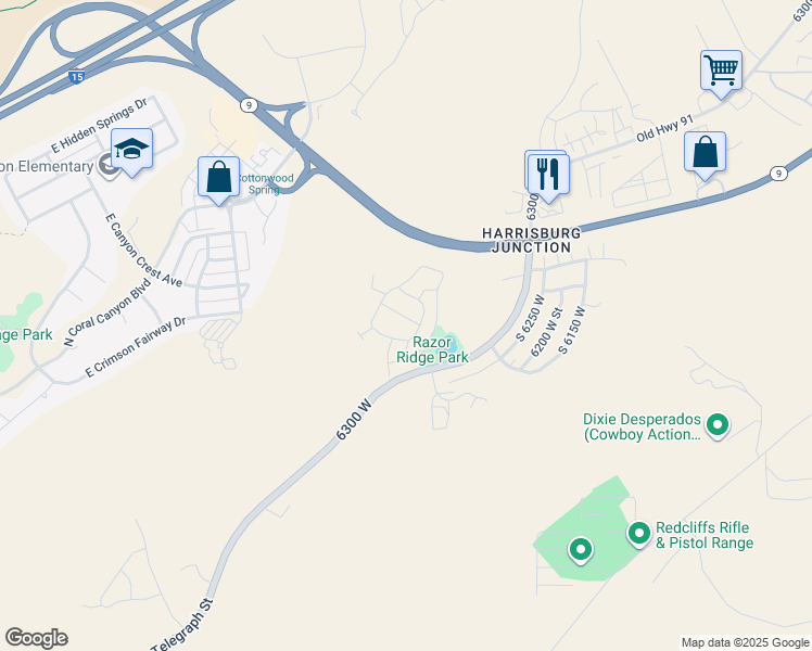 map of restaurants, bars, coffee shops, grocery stores, and more near 4206 Torrey Pines Drive in Washington