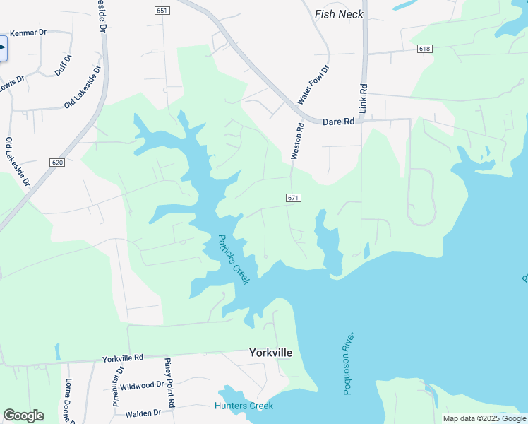 map of restaurants, bars, coffee shops, grocery stores, and more near 101 Berrys Landing in Yorktown