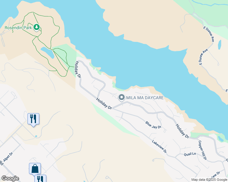 map of restaurants, bars, coffee shops, grocery stores, and more near 17610 Racoon Ct in Morgan Hill