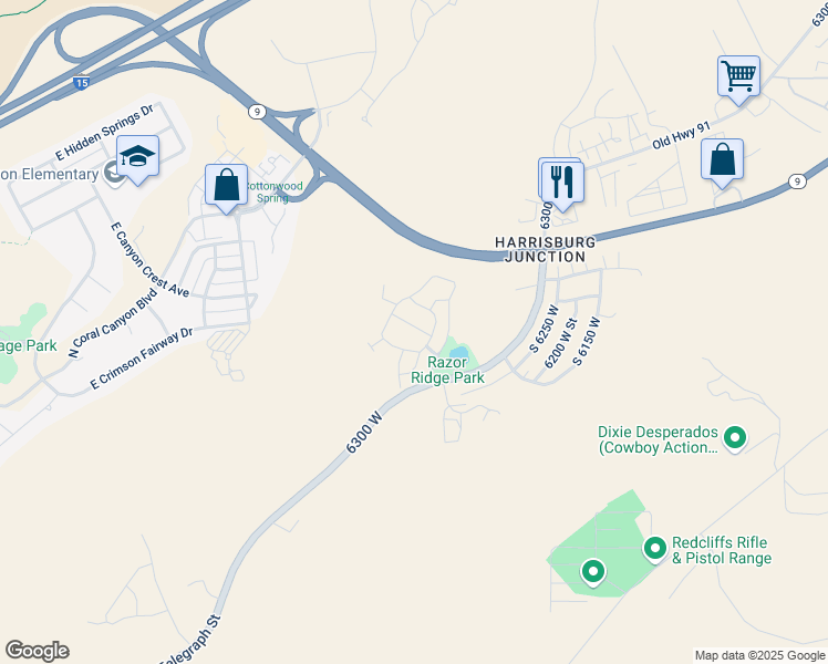 map of restaurants, bars, coffee shops, grocery stores, and more near 4194 Torrey Pines Drive in Washington