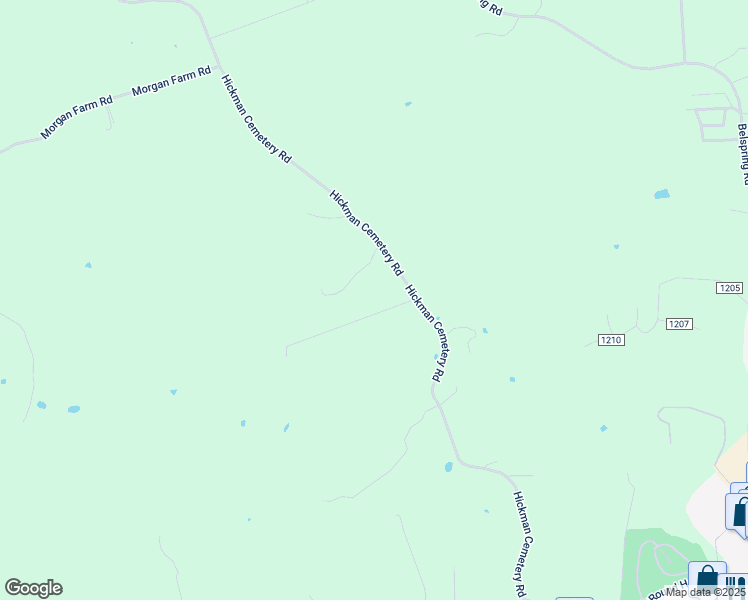 map of restaurants, bars, coffee shops, grocery stores, and more near 6797 Hickman Cemetery Road in Fairlawn
