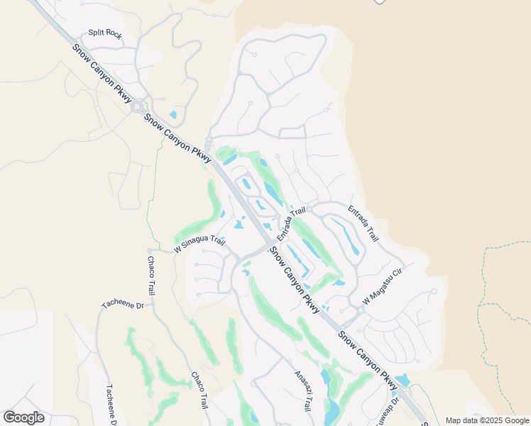 map of restaurants, bars, coffee shops, grocery stores, and more near 2410 Entrada Trail in St. George