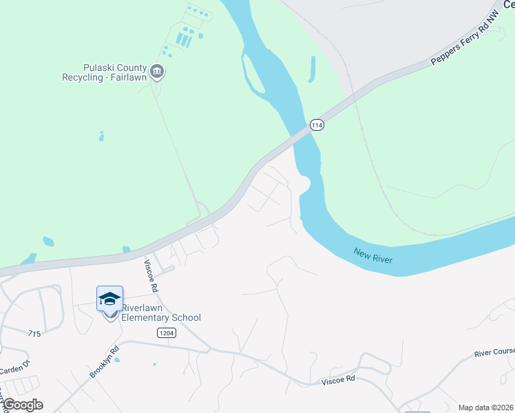 map of restaurants, bars, coffee shops, grocery stores, and more near 6883 Flower Land Lane in Fairlawn