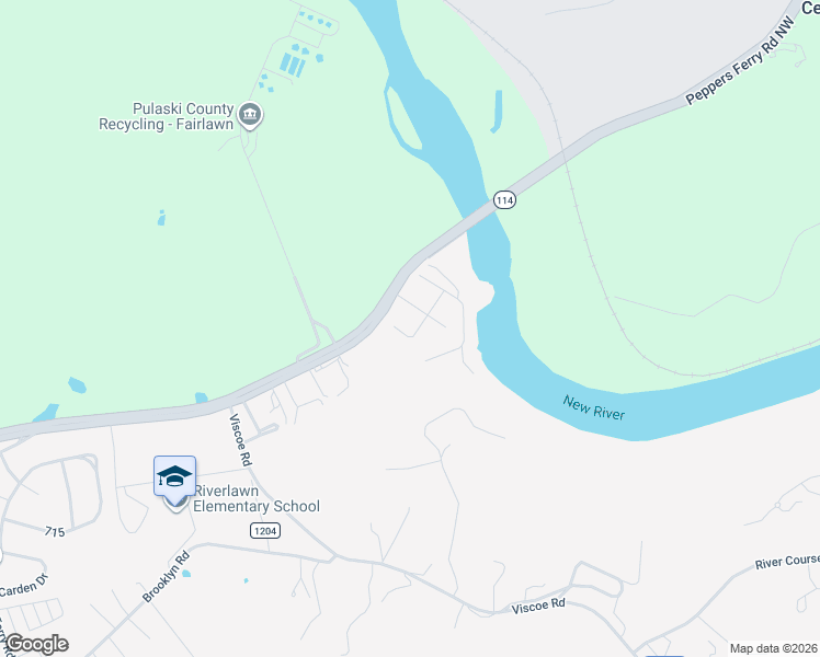 map of restaurants, bars, coffee shops, grocery stores, and more near 6883 Flower Land Lane in Fairlawn