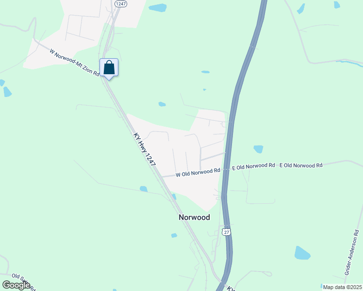 map of restaurants, bars, coffee shops, grocery stores, and more near 4517 Norwood Lane in Science Hill