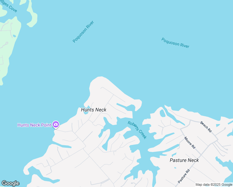 map of restaurants, bars, coffee shops, grocery stores, and more near 98 Sandy Bay Drive in Poquoson