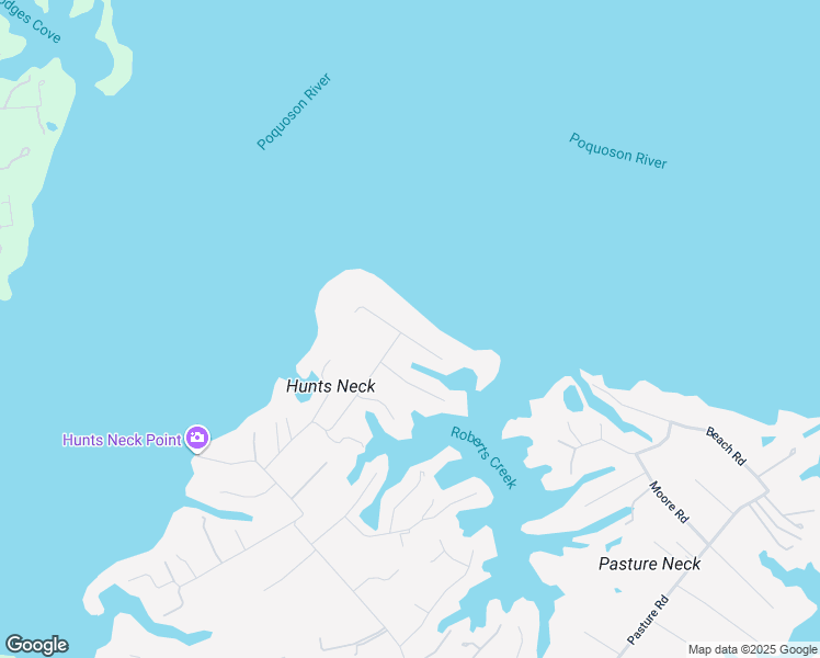 map of restaurants, bars, coffee shops, grocery stores, and more near 98 Sandy Bay Drive in Poquoson