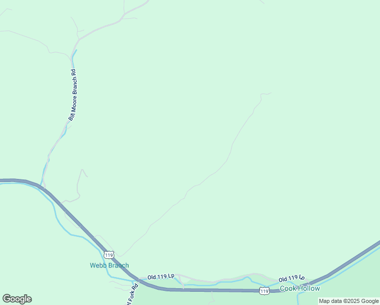 map of restaurants, bars, coffee shops, grocery stores, and more near Webb Branch Road in Jenkins