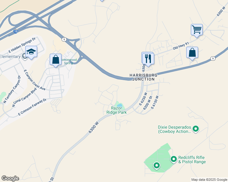 map of restaurants, bars, coffee shops, grocery stores, and more near East Bay Hill Drive in Washington