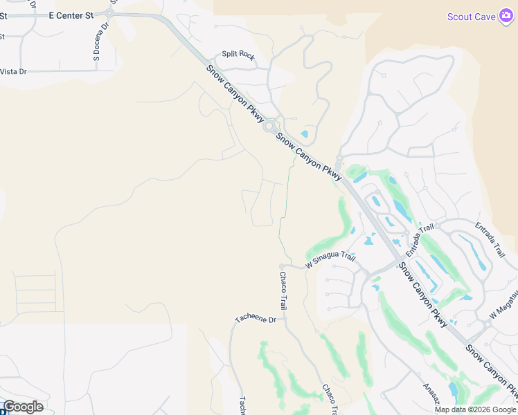 map of restaurants, bars, coffee shops, grocery stores, and more near 1550 East Black Desert Drive in Ivins