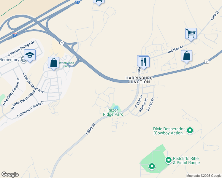 map of restaurants, bars, coffee shops, grocery stores, and more near East Bay Hill Drive in Washington