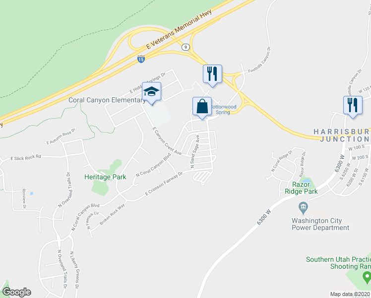 map of restaurants, bars, coffee shops, grocery stores, and more near 2118 Silverstone Way in Washington