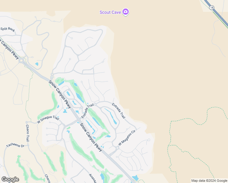 map of restaurants, bars, coffee shops, grocery stores, and more near 2221 West Lomaki Circle in St. George