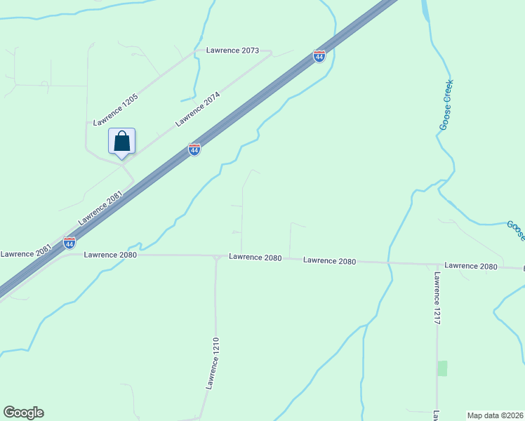 map of restaurants, bars, coffee shops, grocery stores, and more near 21108 Lawrence 1212 in Ash Grove