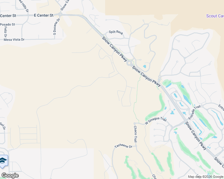 map of restaurants, bars, coffee shops, grocery stores, and more near Unnamed Road in Ivins