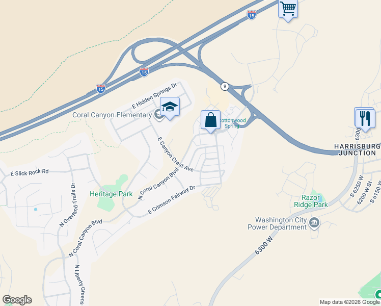 map of restaurants, bars, coffee shops, grocery stores, and more near 2118 Silverstone Way in Washington